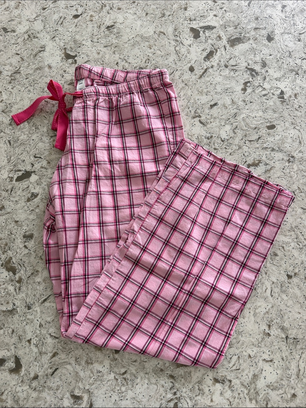 Old Navy Pink Plaid Pajama Pants
